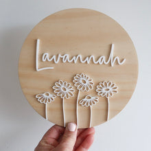 Load image into Gallery viewer, Daisy Acrylic Name Plaque
