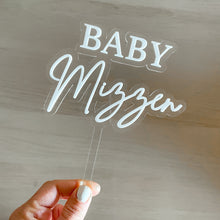 Load image into Gallery viewer, Baby Shower Cake Topper
