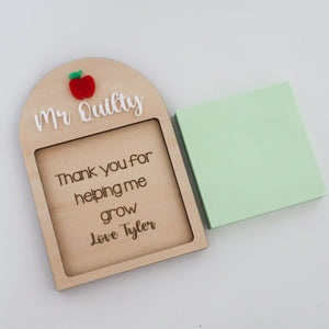 Teacher Sticky Note Pad | Post it Note