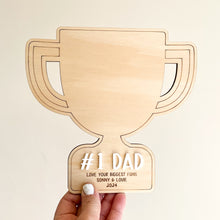 Load image into Gallery viewer, Handprint Trophy Plaque
