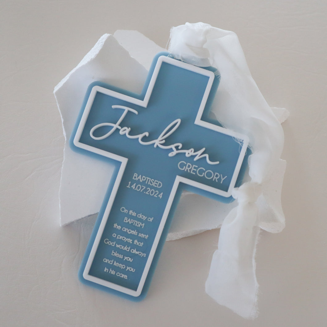 Baptism Cross | Christening Gift Acrylic