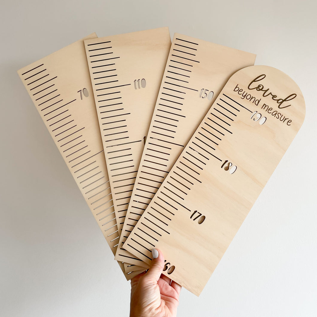 Height Chart Oval Top Ruler