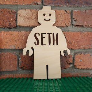 Brick Man Name Plaque