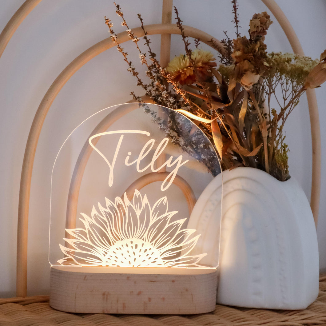 Sunflower Arch Night Light