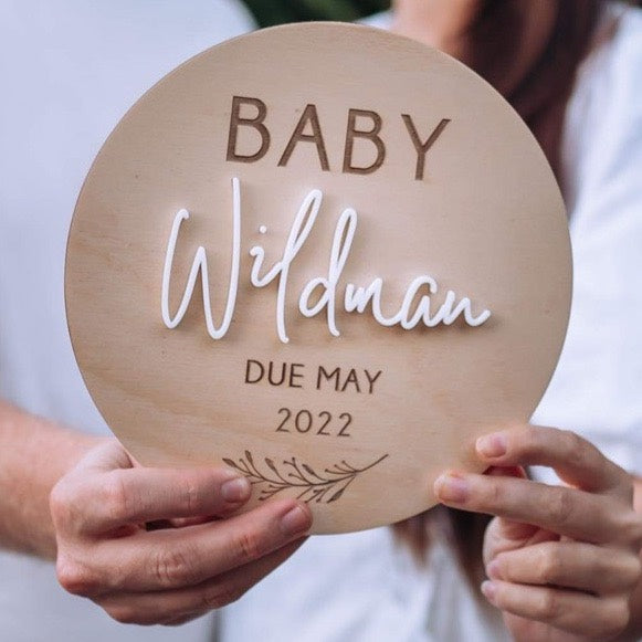 Pregnancy Announcement Disc