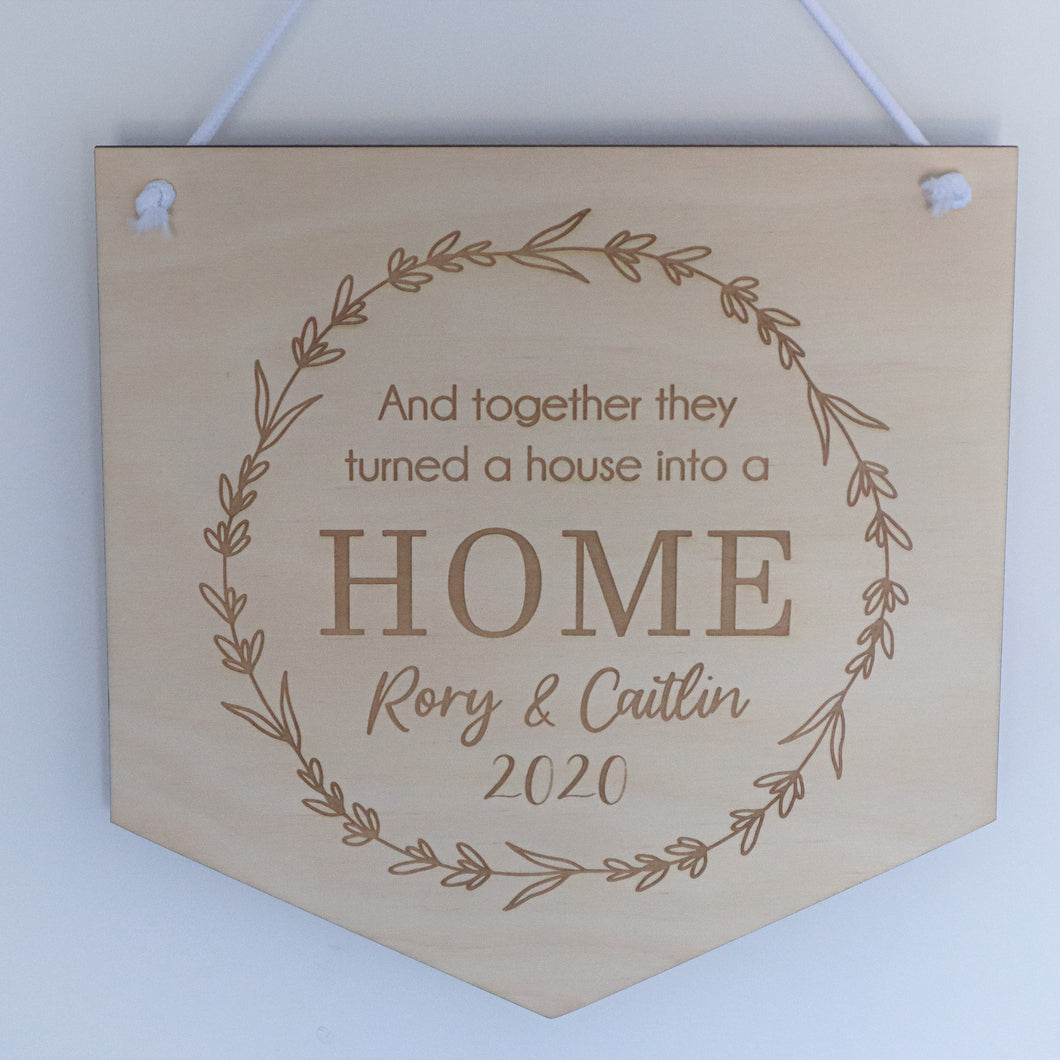 House Warming Plaque