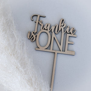 ‘is ONE 'cake Topper