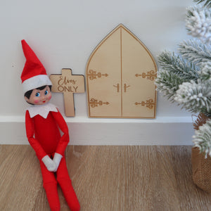 Elf Door and Sign