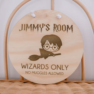 Harry Potter Name Plaque