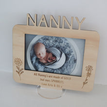 Load image into Gallery viewer, Mother’s Day Photo Frame with Cut Out Name
