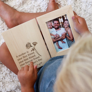 Mother’s Day Wooden Engraved Photo Frame