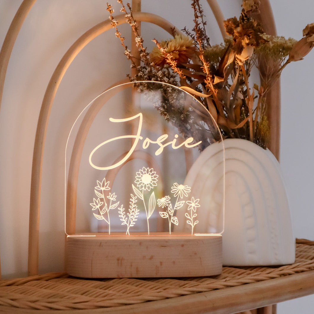 Floral Arch Night Light