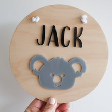 Load image into Gallery viewer, Koala Acrylic Name Plaque
