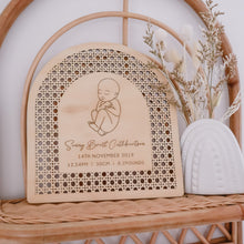 Load image into Gallery viewer, Wooden Rattan Birth Arch
