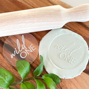 Wild One Cookie Fondant Stamp