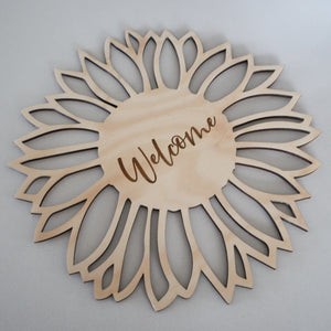 Personalised Sunflower Name Sign