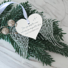 Load image into Gallery viewer, Memorial Angel Wing Ornament
