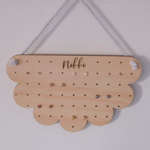 Cloud Hanging Earring Holder