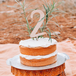 Numeral Cake Toppers