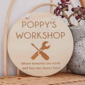 Personalised Workshop | Shed Sign