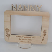 Load image into Gallery viewer, Mother’s Day Photo Frame with Cut Out Name
