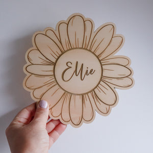 Daisy Name Plaque