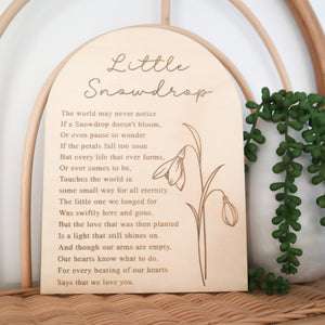 Little Snowdrop | Miscarriage Gift