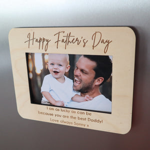 Fathers Day Magnetic Photo Frame